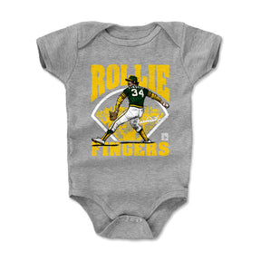 Rollie Fingers Kids Baby Onesie | 500 LEVEL