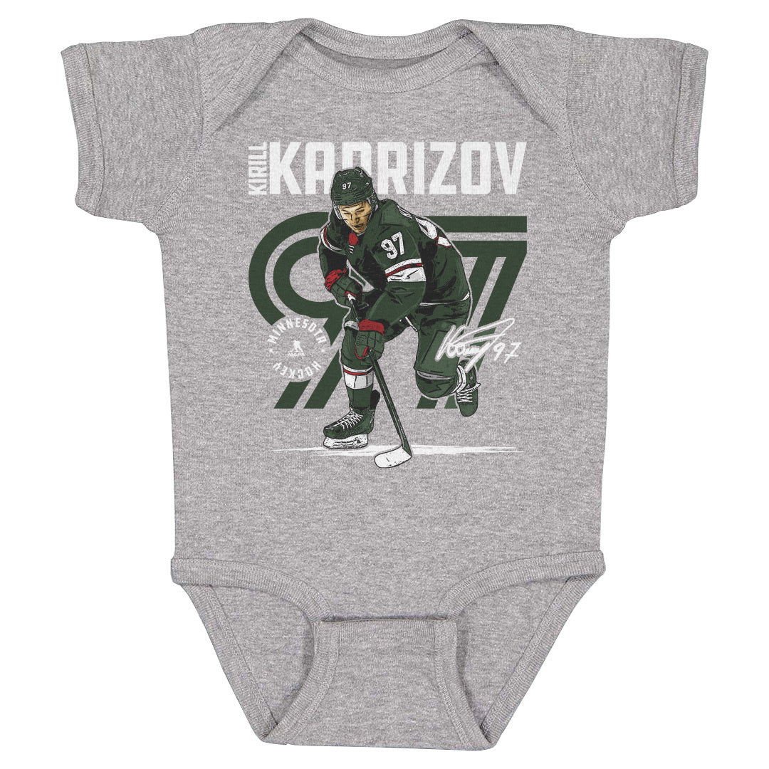 Kirill Kaprizov Kids Baby Onesie | 500 LEVEL