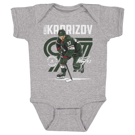 Kirill Kaprizov Kids Baby Onesie | 500 LEVEL
