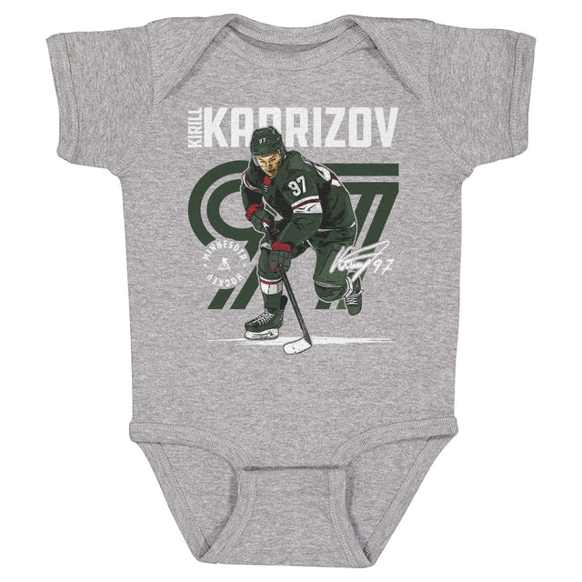 Kirill Kaprizov Kids Baby Onesie | 500 LEVEL