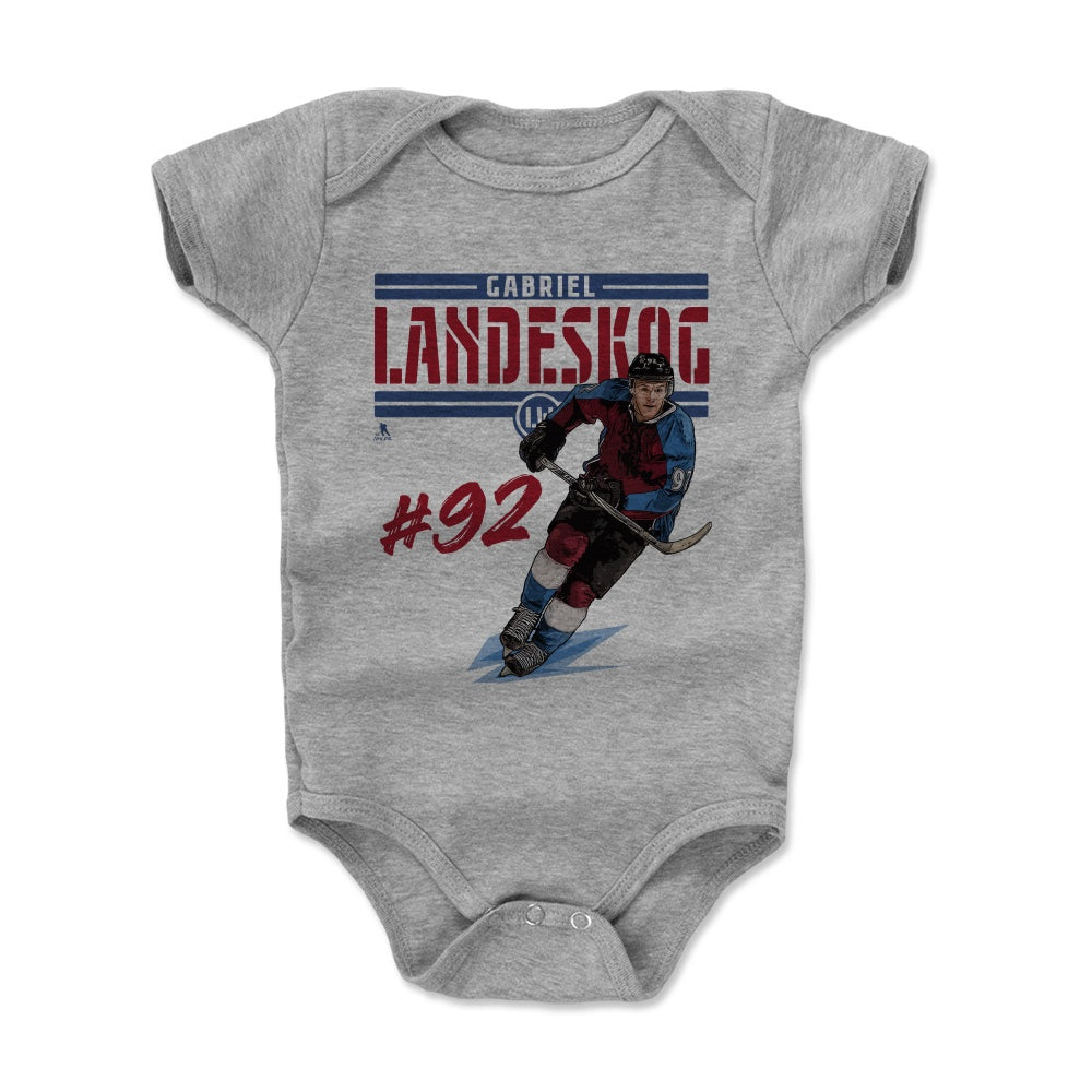 Gabriel Landeskog Kids Baby Onesie | 500 LEVEL