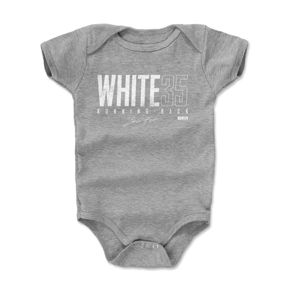 Zamir White Kids Baby Onesie | 500 LEVEL