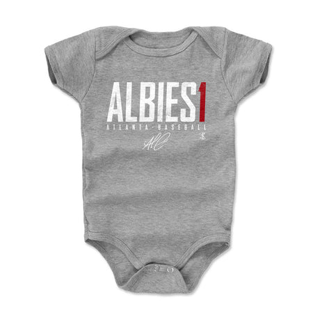 Ozzie Albies Kids Baby Onesie | 500 LEVEL