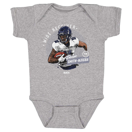 Jaxon Smith-Njigba Kids Baby Onesie | 500 LEVEL