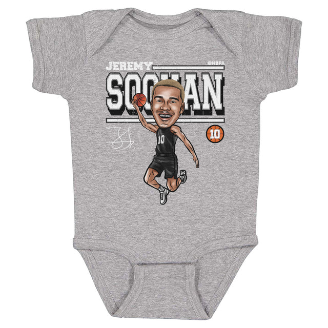 Jeremy Sochan Kids Baby Onesie | 500 LEVEL