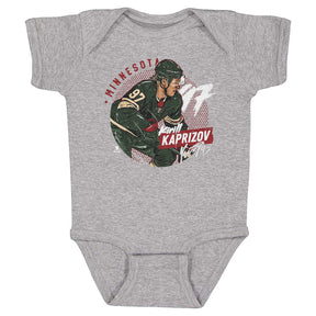 Kirill Kaprizov Kids Baby Onesie | 500 LEVEL