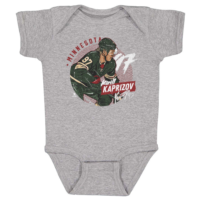 Kirill Kaprizov Kids Baby Onesie | 500 LEVEL