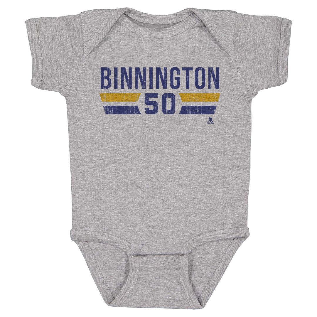 Jordan Binnington Kids Baby Onesie | 500 LEVEL