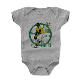 Rollie Fingers Kids Baby Onesie | 500 LEVEL