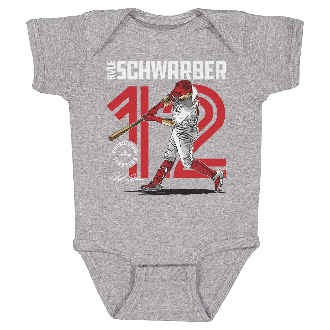 Kyle Schwarber Kids Baby Onesie | 500 LEVEL