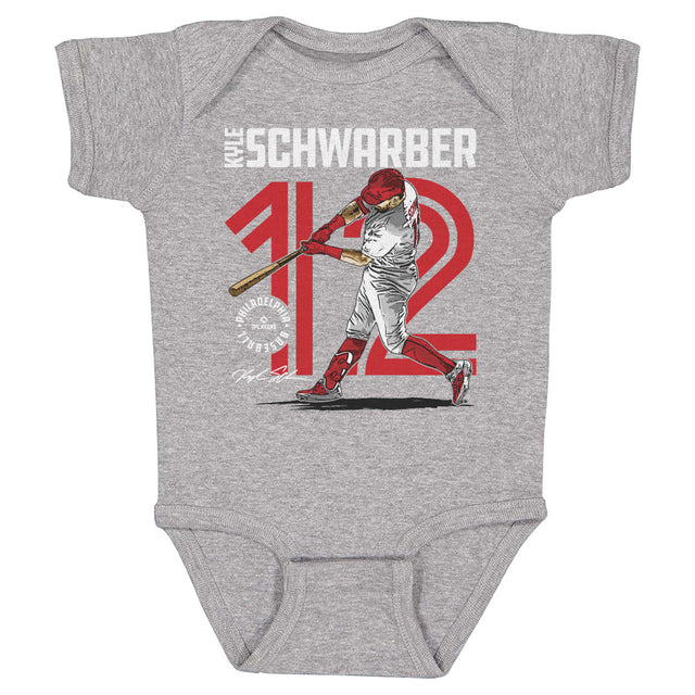 Kyle Schwarber Kids Baby Onesie | 500 LEVEL