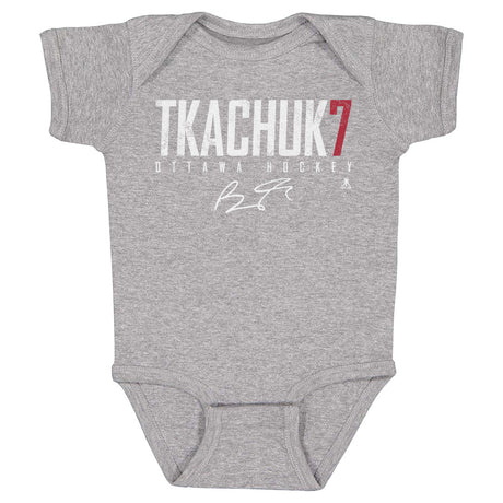 Brady Tkachuk Kids Baby Onesie | 500 LEVEL