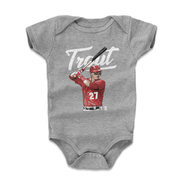 Mike Trout Kids Baby Onesie | 500 LEVEL
