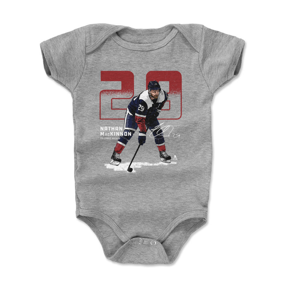 Nathan MacKinnon Kids Baby Onesie | 500 LEVEL