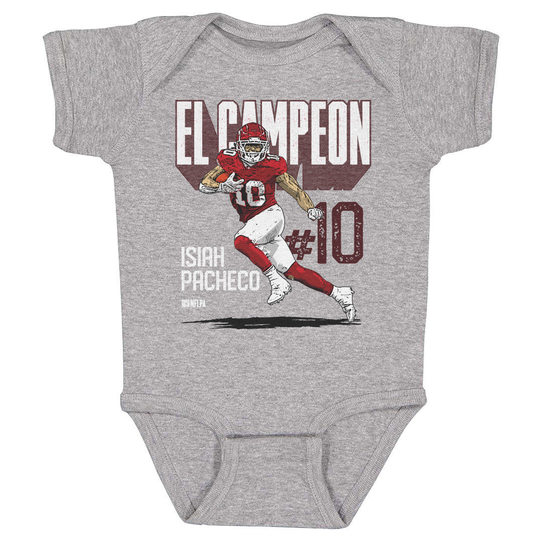 Isiah Pacheco Kids Baby Onesie | 500 LEVEL