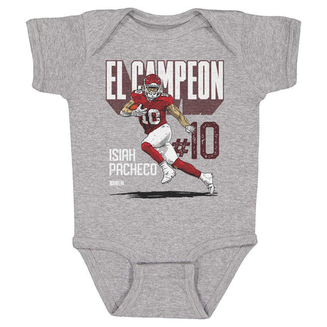 Isiah Pacheco Kids Baby Onesie | 500 LEVEL
