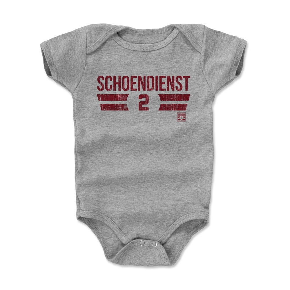 Red Schoendienst Kids Baby Onesie | 500 LEVEL