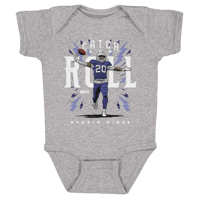 Nyheim Hines Kids Baby Onesie | 500 LEVEL