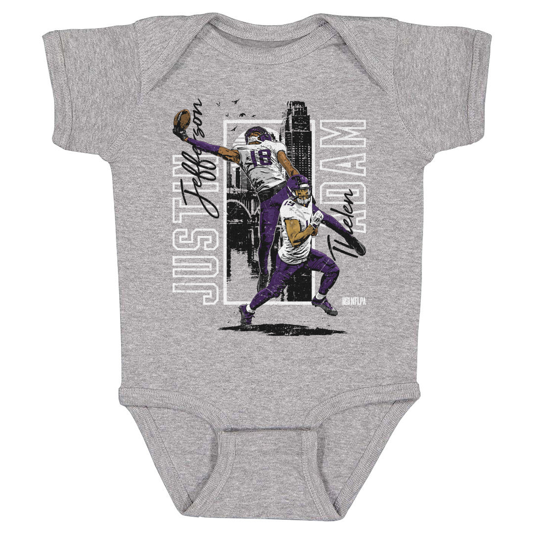 Justin Jefferson Kids Baby Onesie | 500 LEVEL
