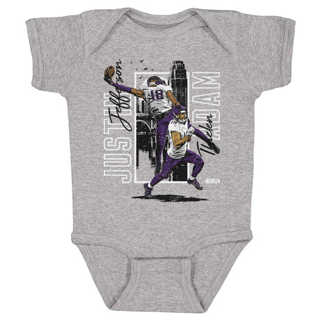 Justin Jefferson Kids Baby Onesie | 500 LEVEL