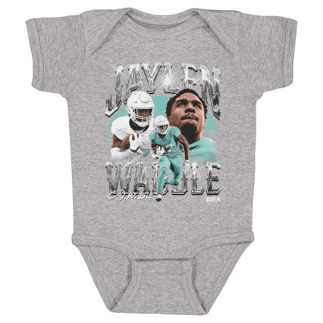 Jaylen Waddle Kids Baby Onesie | 500 LEVEL