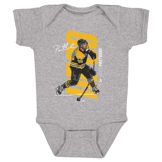 David Pastrnak Kids Baby Onesie | 500 LEVEL