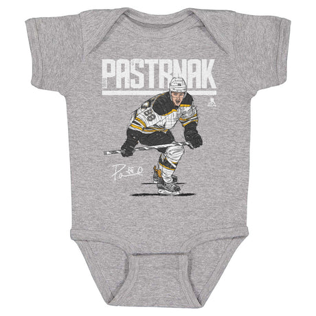 David Pastrnak Kids Baby Onesie | 500 LEVEL