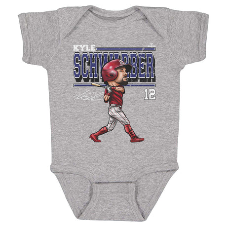Kyle Schwarber Kids Baby Onesie | 500 LEVEL