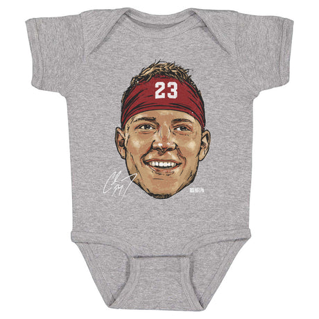Christian McCaffrey Kids Baby Onesie | 500 LEVEL