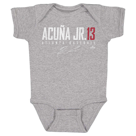 Ronald Acuna Jr. Kids Baby Onesie | 500 LEVEL