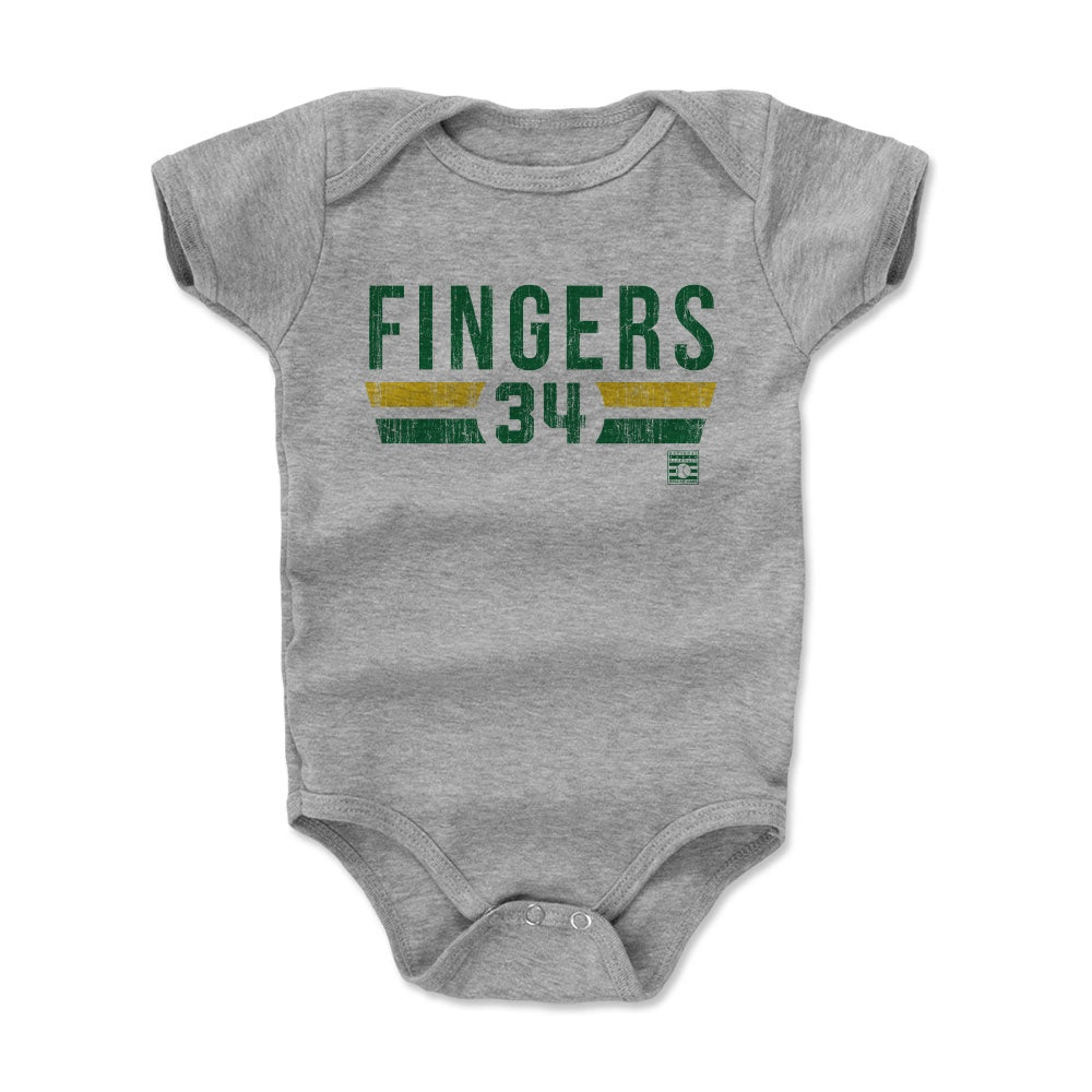 Rollie Fingers Kids Baby Onesie | 500 LEVEL