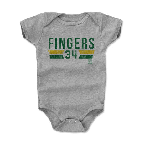 Rollie Fingers Kids Baby Onesie | 500 LEVEL