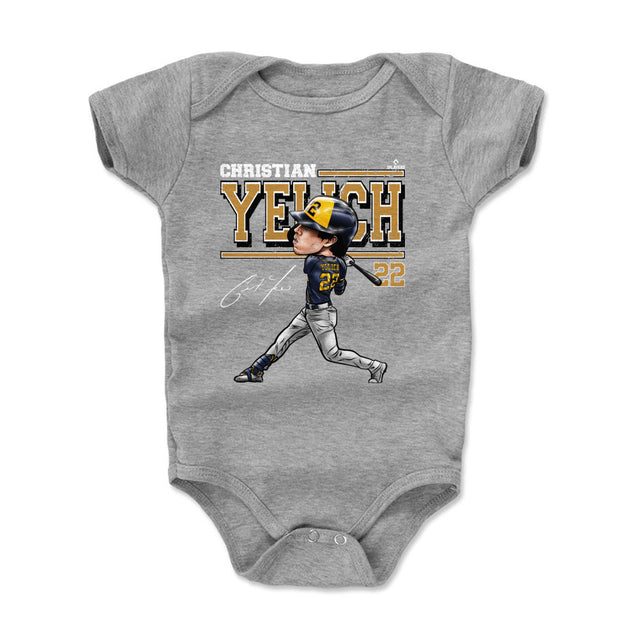 Christian Yelich Kids Baby Onesie | 500 LEVEL