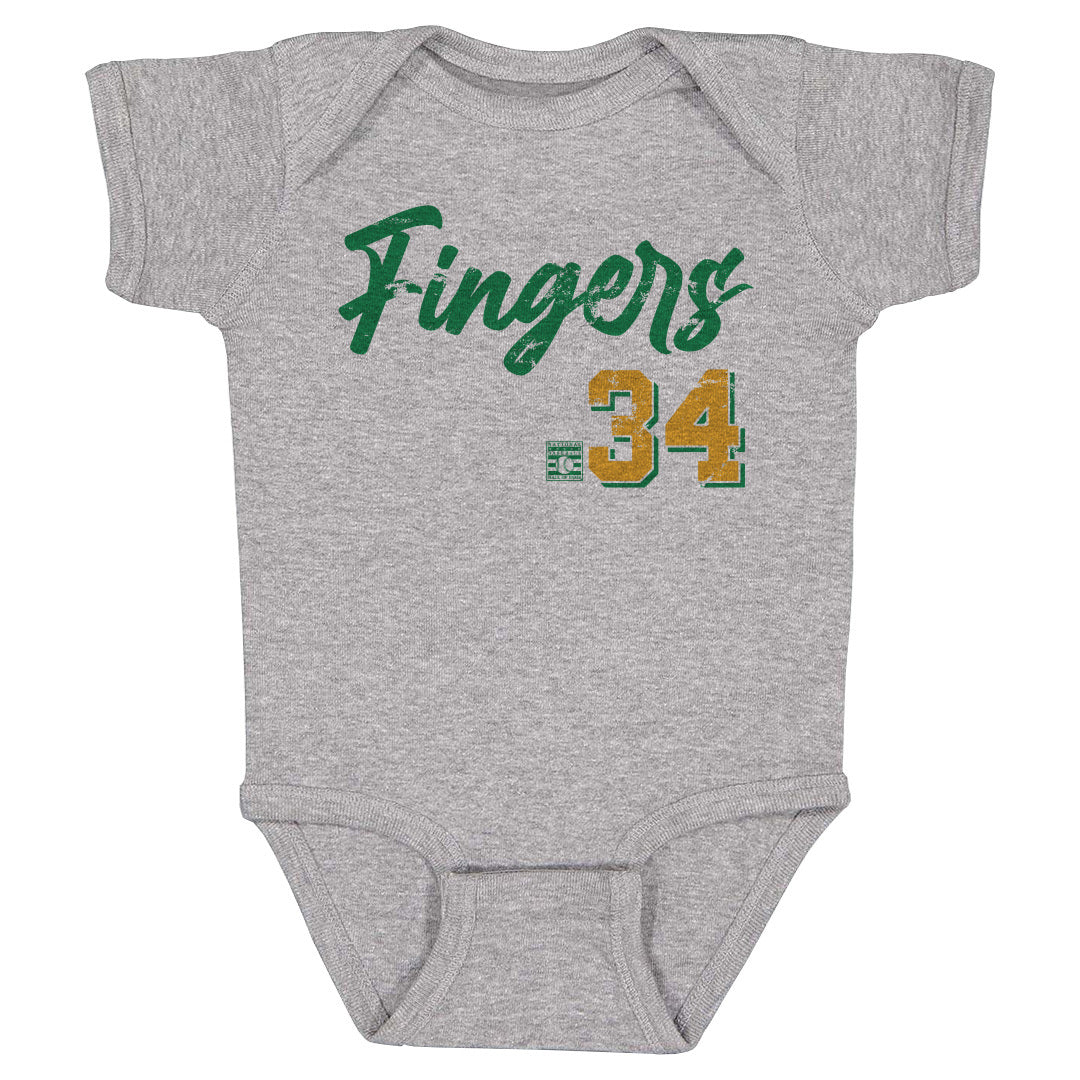 Rollie Fingers Kids Baby Onesie | 500 LEVEL