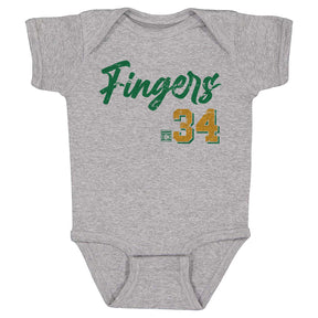 Rollie Fingers Kids Baby Onesie | 500 LEVEL