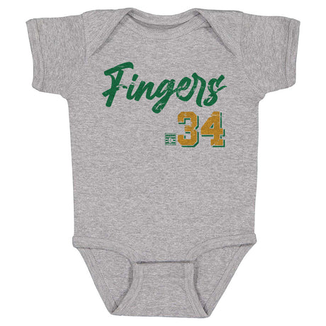 Rollie Fingers Kids Baby Onesie | 500 LEVEL
