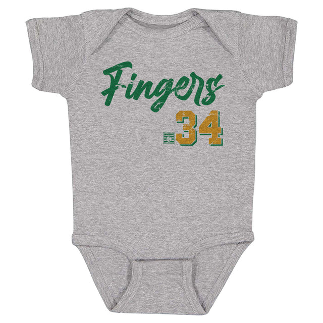 Rollie Fingers Kids Baby Onesie | 500 LEVEL