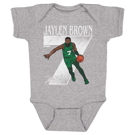 Jaylen Brown Kids Baby Onesie | 500 LEVEL