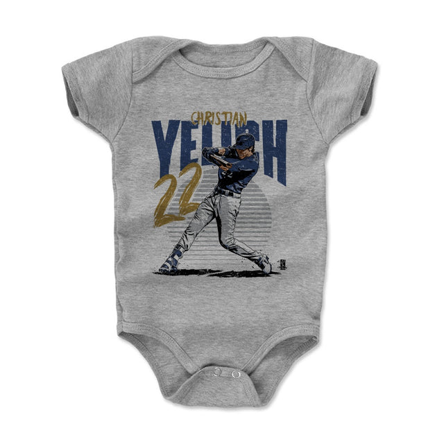 Christian Yelich Kids Baby Onesie | 500 LEVEL