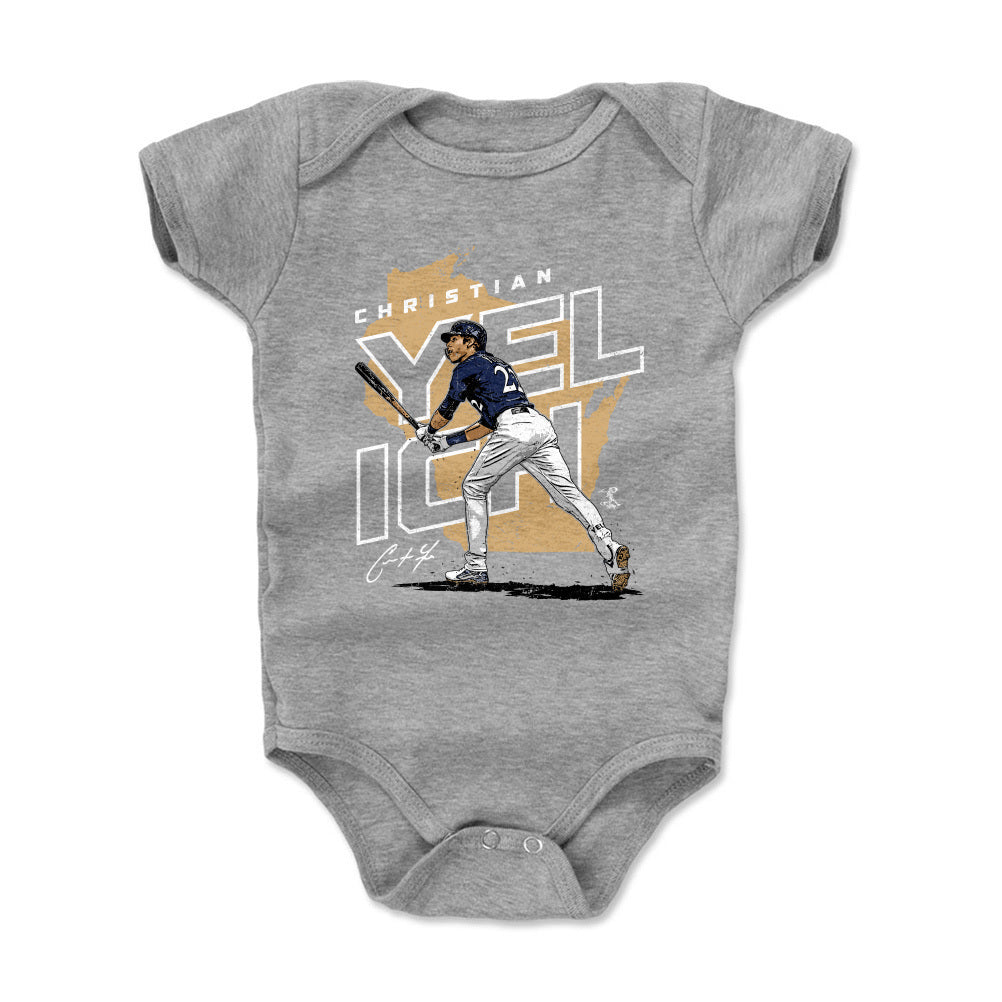 Christian Yelich Kids Baby Onesie | 500 LEVEL