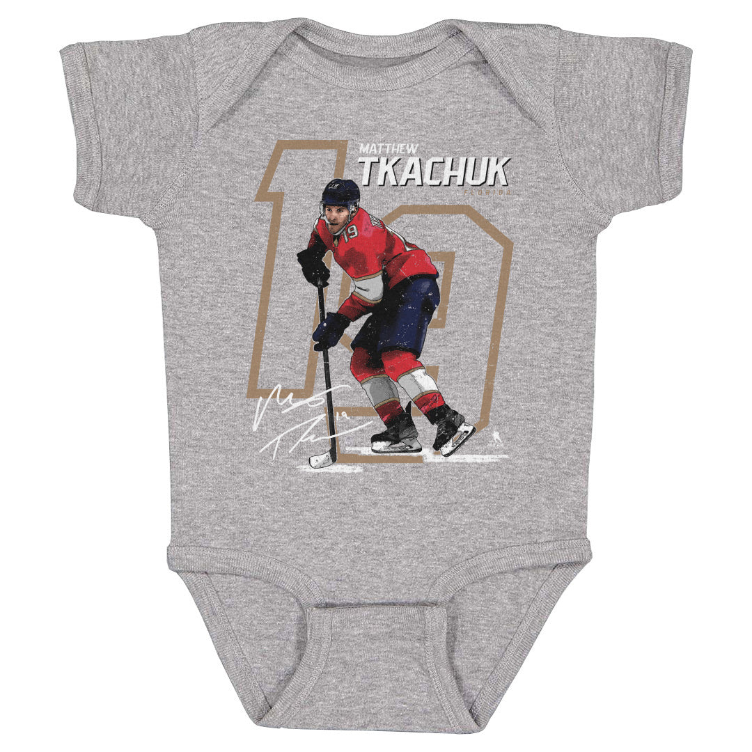 Matthew Tkachuk Kids Baby Onesie | 500 LEVEL