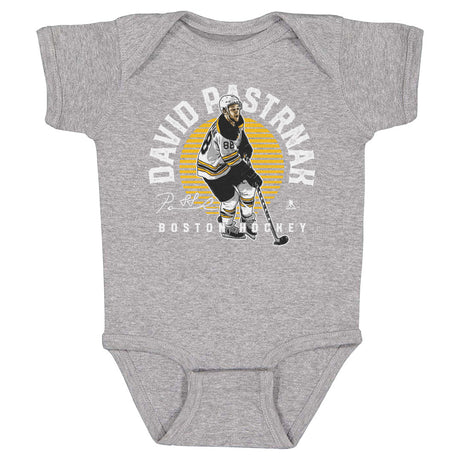 David Pastrnak Kids Baby Onesie | 500 LEVEL