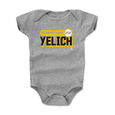 Christian Yelich Kids Baby Onesie | 500 LEVEL