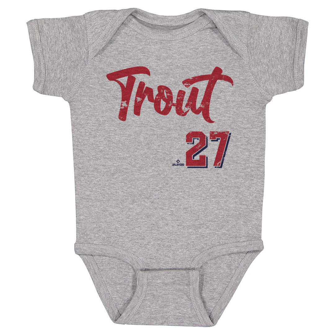 Mike Trout Kids Baby Onesie | 500 LEVEL