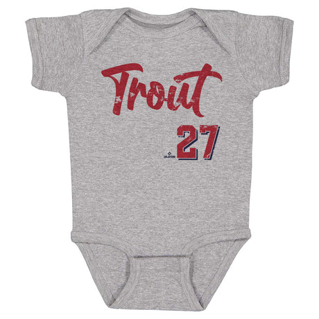 Mike Trout Kids Baby Onesie | 500 LEVEL