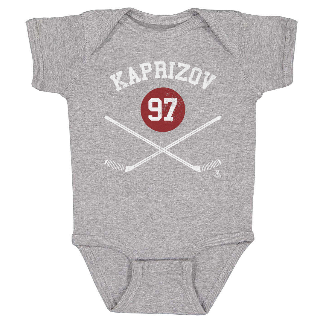 Kirill Kaprizov Kids Baby Onesie | 500 LEVEL