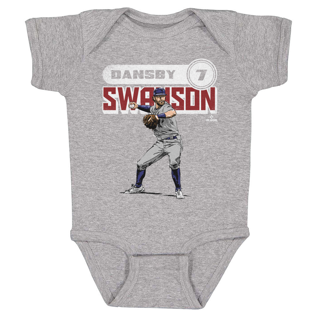 Dansby Swanson Kids Baby Onesie | 500 LEVEL