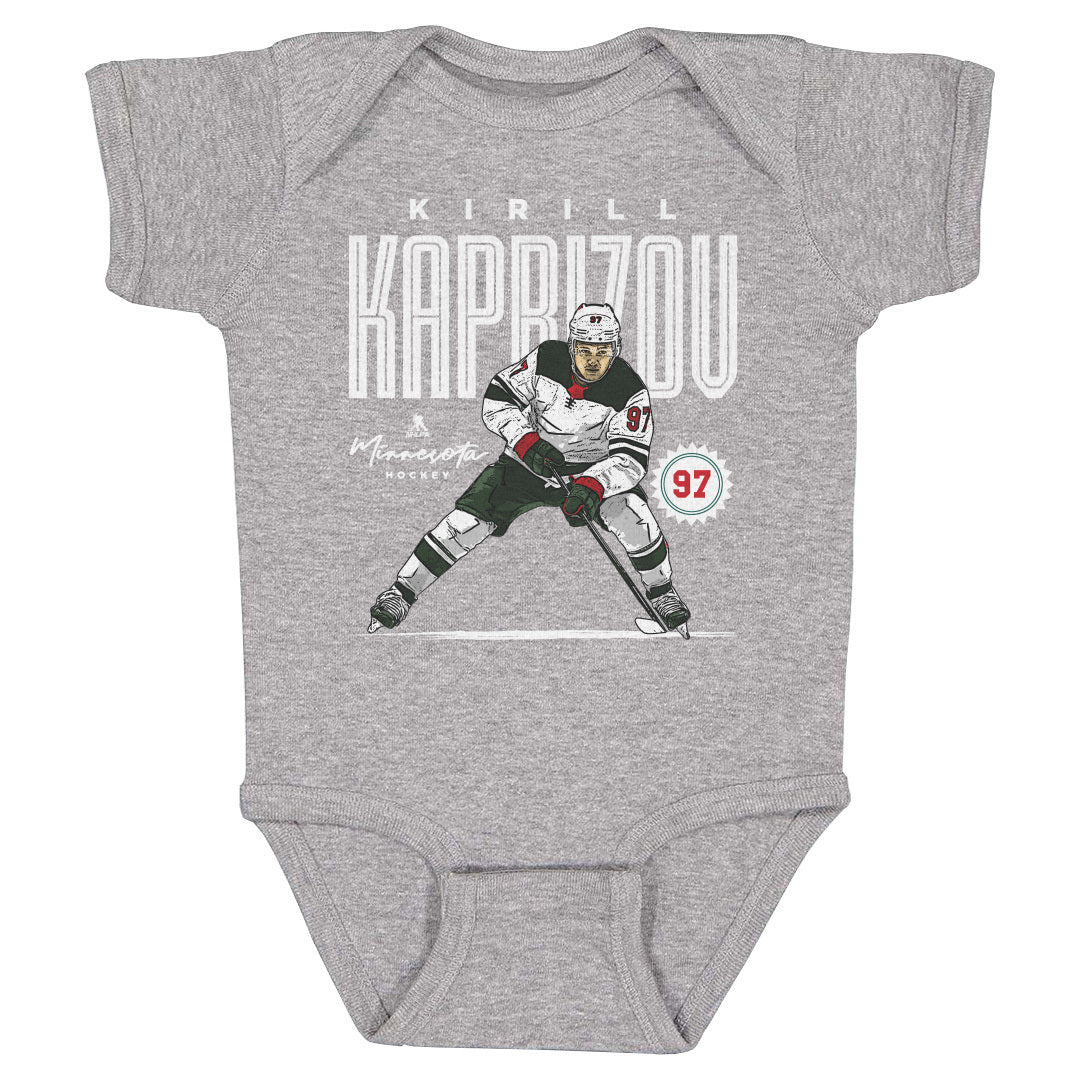 Kirill Kaprizov Kids Baby Onesie | 500 LEVEL