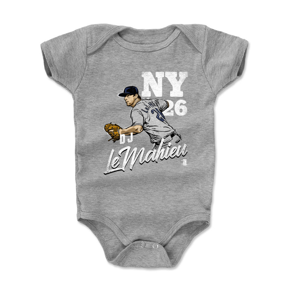 DJ LeMahieu Baby Clothes, New York Baseball Kids Baby Onesie