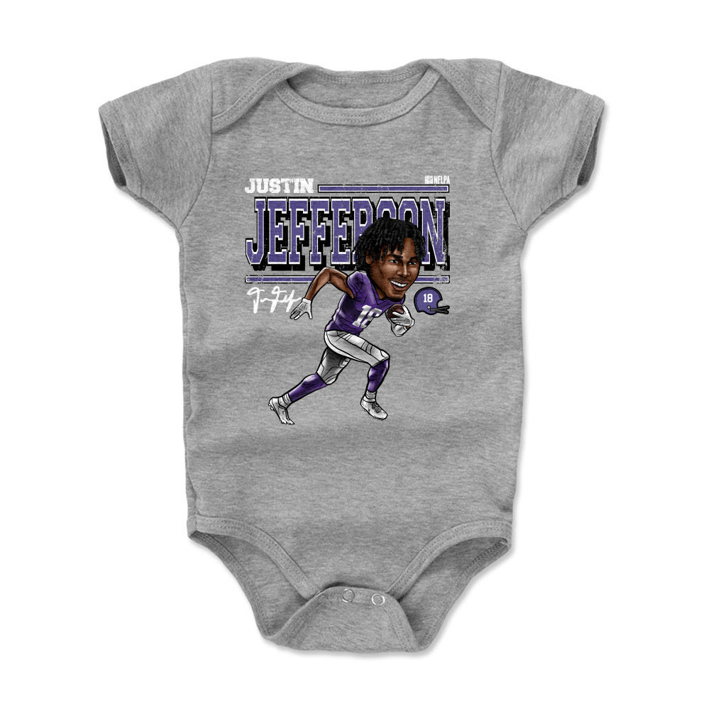 Justin Jefferson Kids Baby Onesie | 500 LEVEL